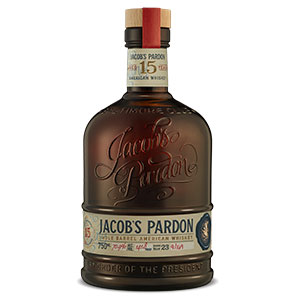 Jacob's Pardon 15 年单桶美国威士忌（第 37 号）瓶。