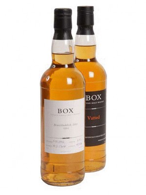一些 Box 印地瓶装苏格兰威士忌