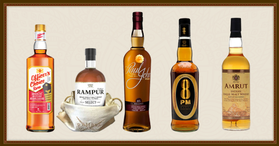 五种最著名的印度威士忌