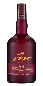 Redbreast 27 Year Old。 图片由爱尔兰酿酒商 Pernod Ricard 提供。