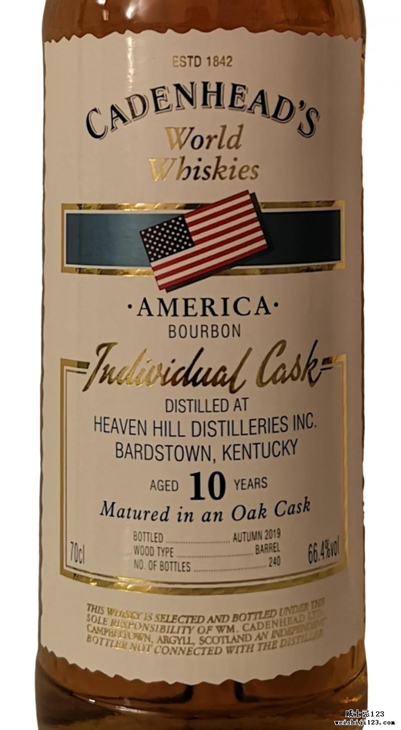 Heaven Hill 10-year-old CA