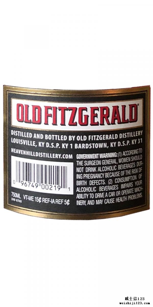 Old Fitzgerald 09-year-old