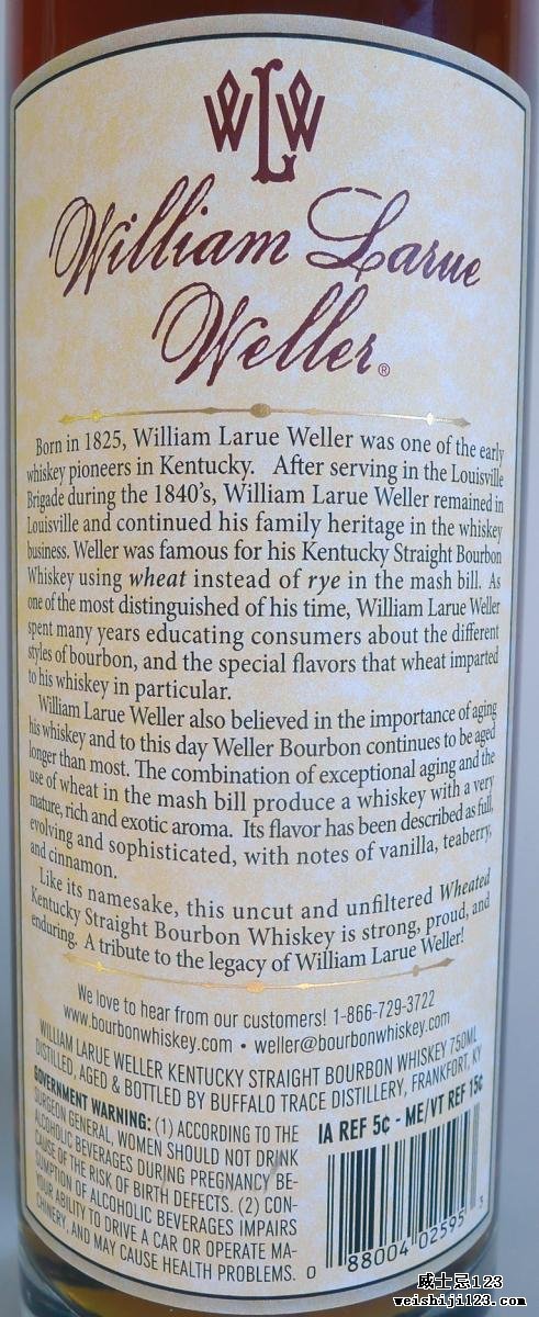 William Larue Weller 2006 - Barrel Proof