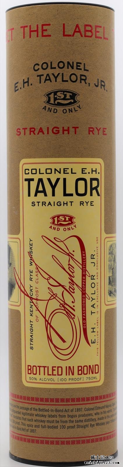 Colonel E.H. Taylor Straight Rye