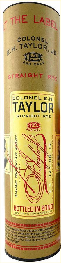 Colonel E.H. Taylor Straight Kentucky Rye Whiskey