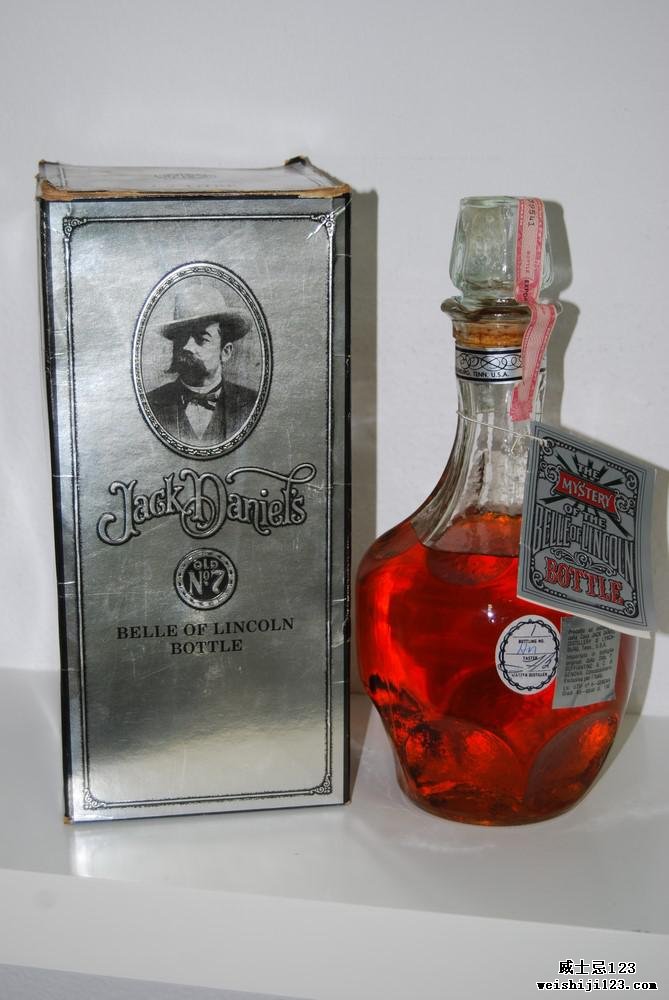 Jack Daniel's The Mystery of the Belle of Lincoln Bottle