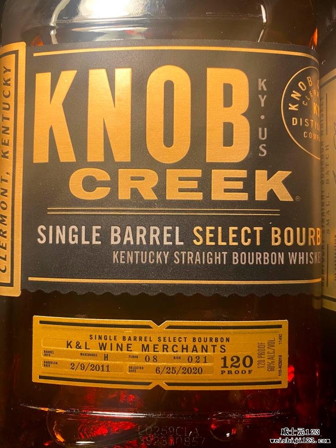 Knob Creek Single Barrel Select