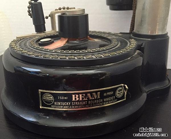 Jim Beam Beam's 1904 "100 Digit" Dial Phone Bottle