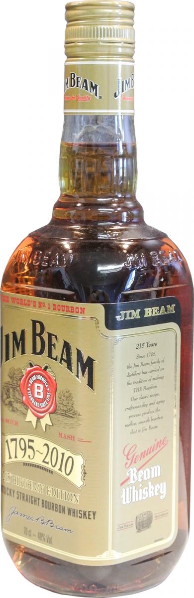 Jim Beam 1795-2010 - 215th Birthday Edition