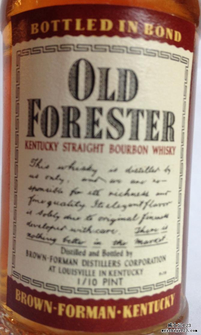 Old Forester 1950
