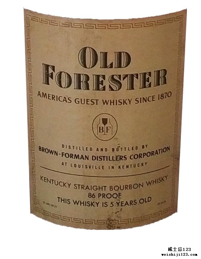 Old Forester 05-year-old