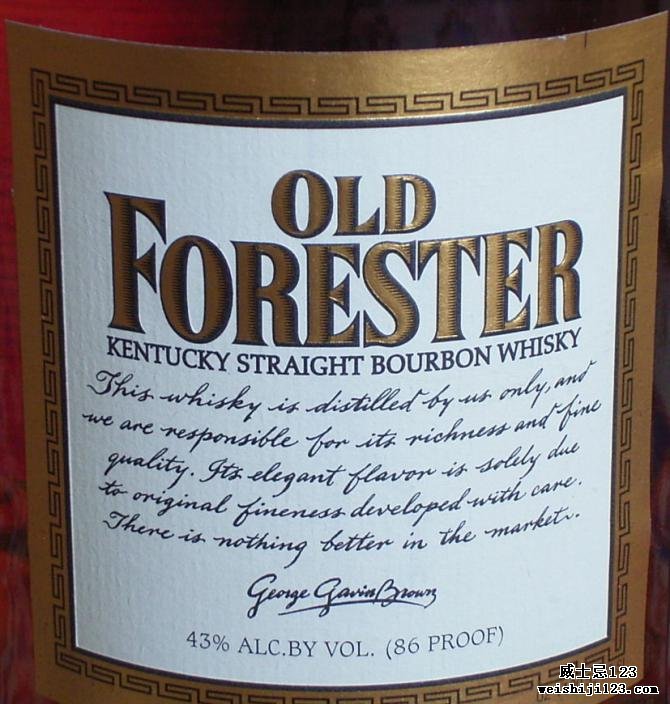 Old Forester 04-year-old