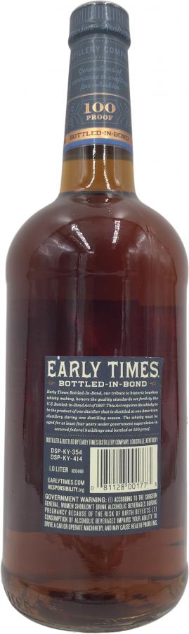 Early Times Kentucky Straight Bourbon Whisky