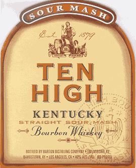 Ten High Kentucky Straight Bourbon Whiskey