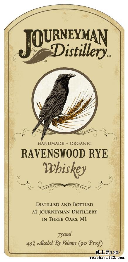 Journeyman Distillery Ravenswood Rye