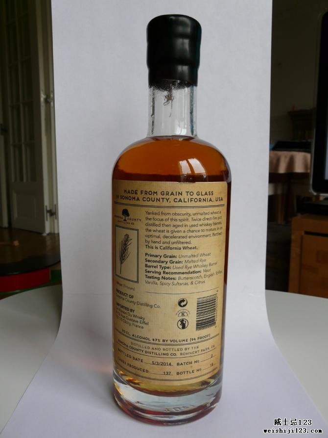 2nd Chance Wheat Whiskey