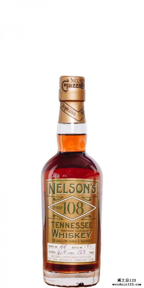 Nelson's First 108 Tennessee Whiskey