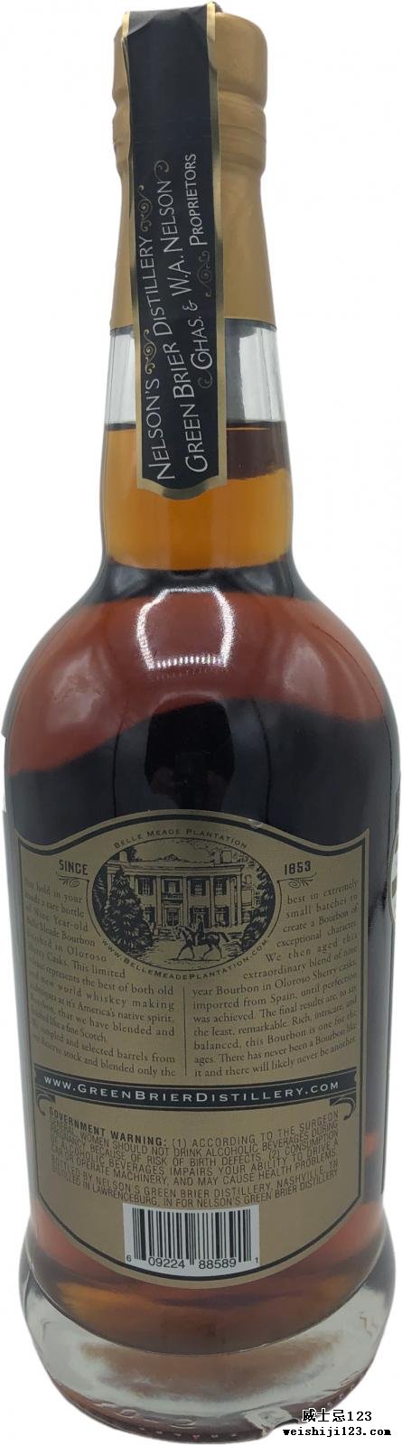 Belle Meade Bourbon 09-year-old