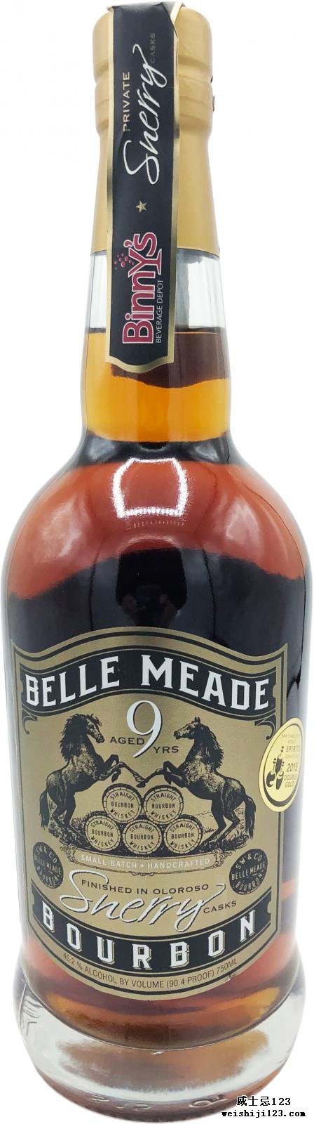 Belle Meade Bourbon 09-year-old