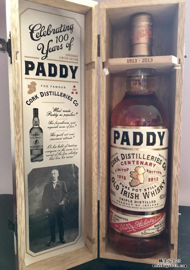 Paddy Centenary 1913-2013