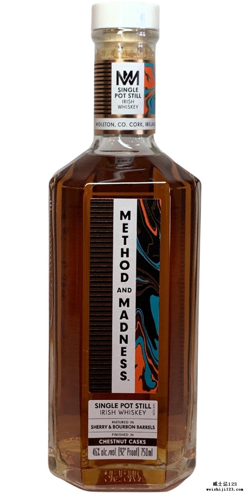 Method and Madness Single Pot Still Irish Whiskey