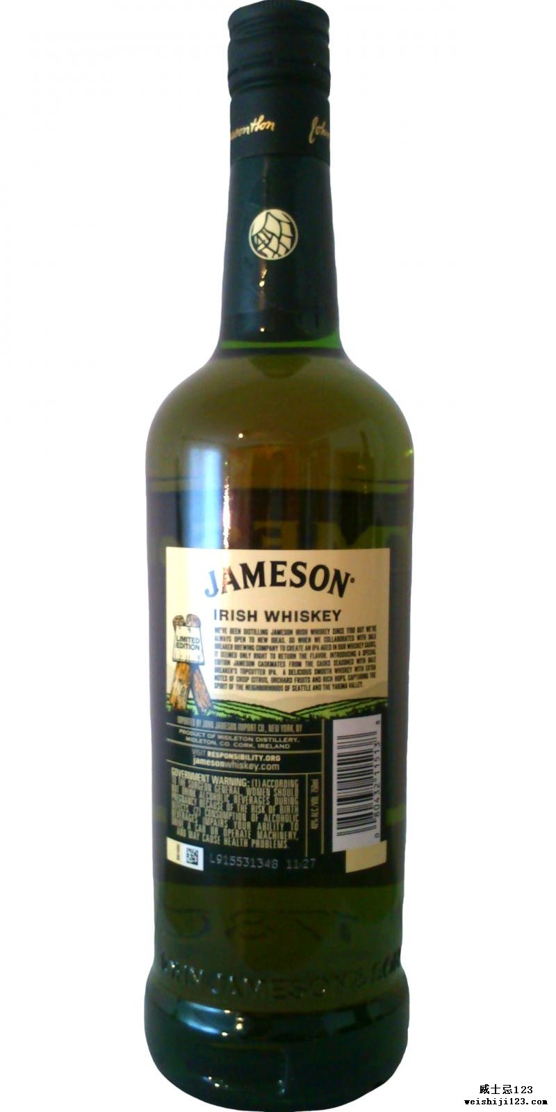 Jameson Caskmates - Bale Breaker