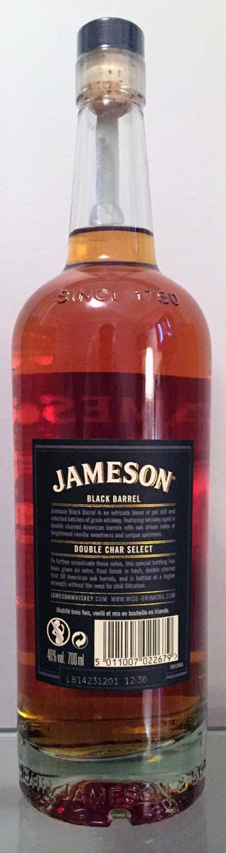 Jameson Black Barrel - Double Char Select