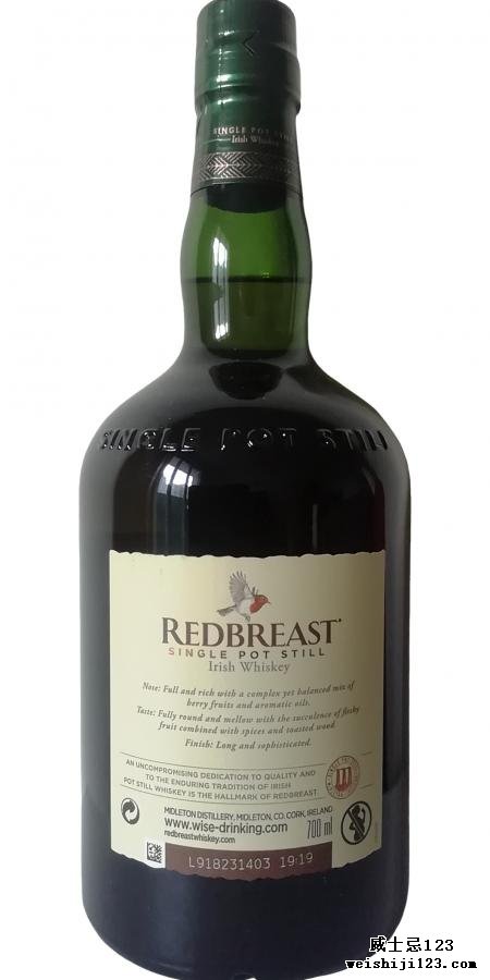 Redbreast 15-year-old