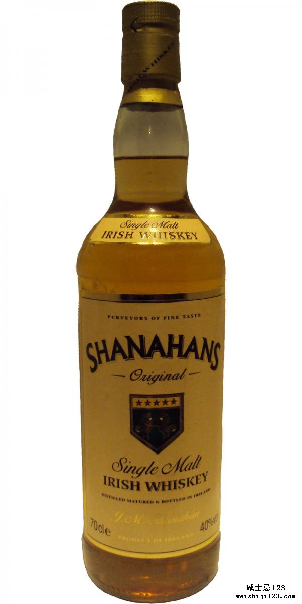 Shanahan's Single Malt Irish Whiskey