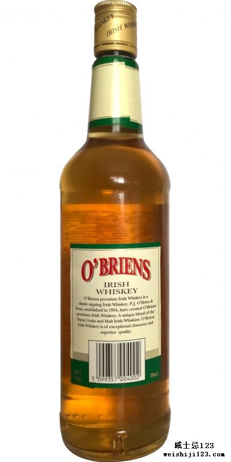 O'Briens Irish Whiskey