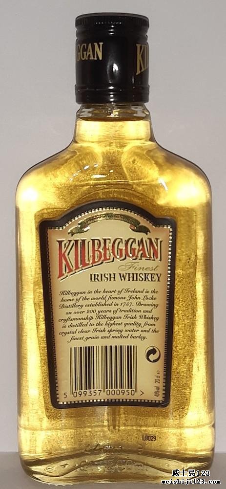 Kilbeggan Finest Irish Whiskey