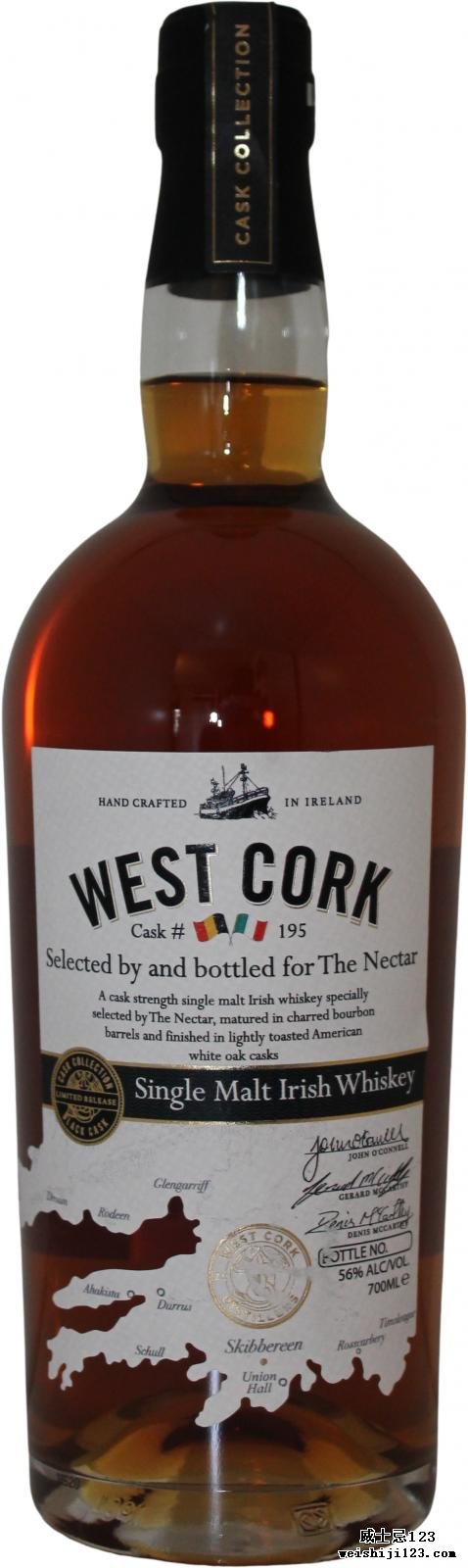 West Cork Single Malt Irish Whiskey