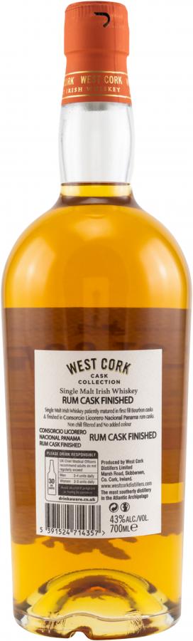 West Cork Rum Cask Finished