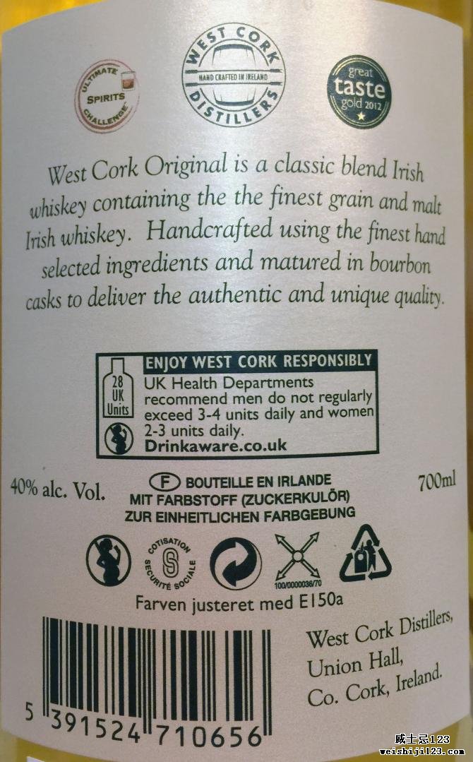 West Cork Original - Classic Blend