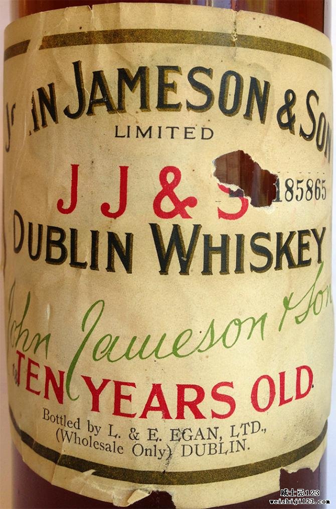 John Jameson & Son 10-year-old