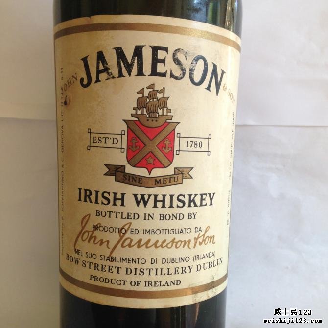 Jameson Irish Whiskey