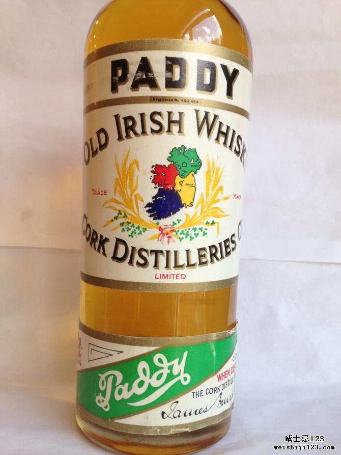 Paddy Old Irish Whisky - Green Band