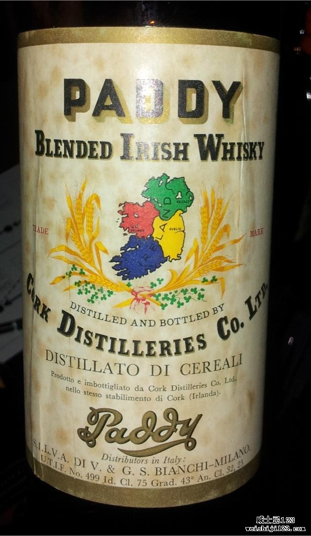Paddy Blended Irish Whisky