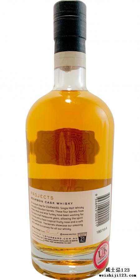 Starward Projects Bourbon Cask Whisky