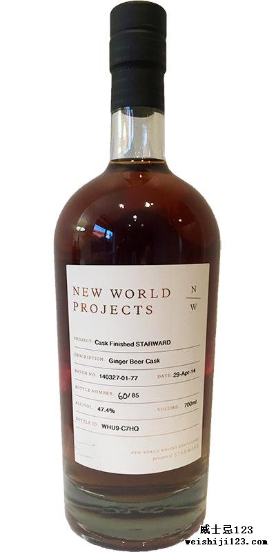 New World Projects Cask Finished Starward