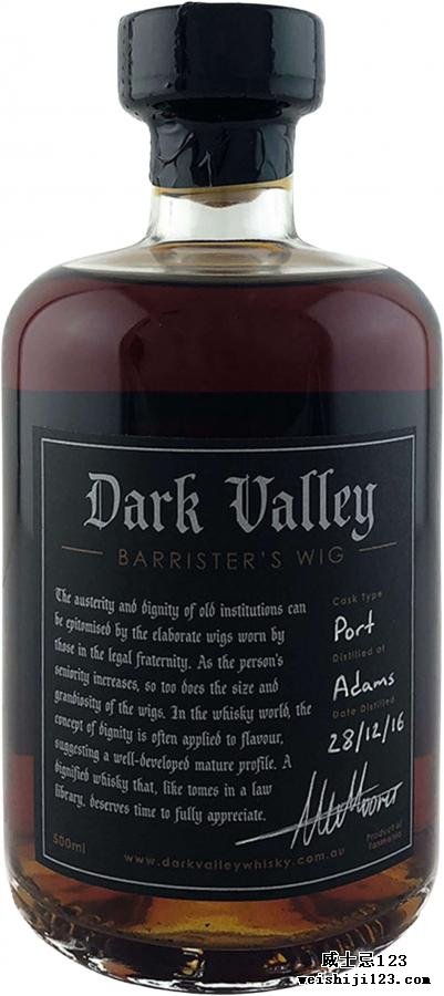 Dark Valley Barrister's Wig DVW