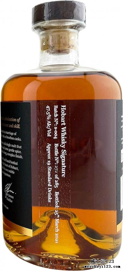 Hobart Whisky Tasmanian Single Malt