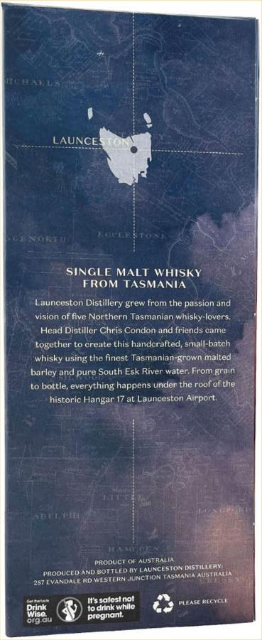 Launceston Tasmanian - Single Malt Whisky