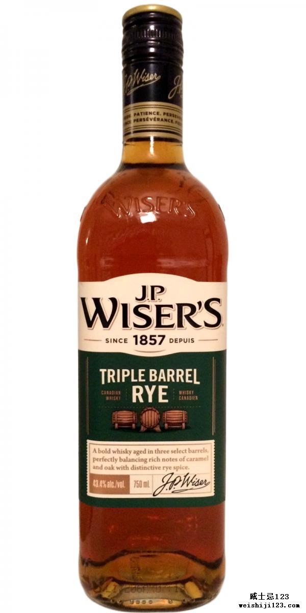 J.P. Wiser's Triple Barrel Rye