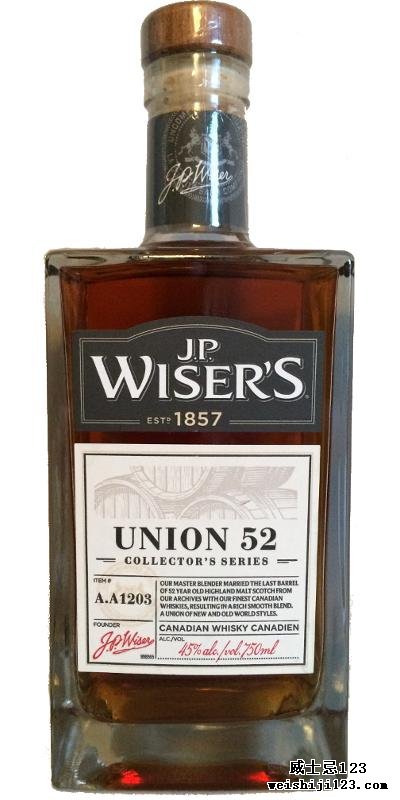 J.P. Wiser's Union 52