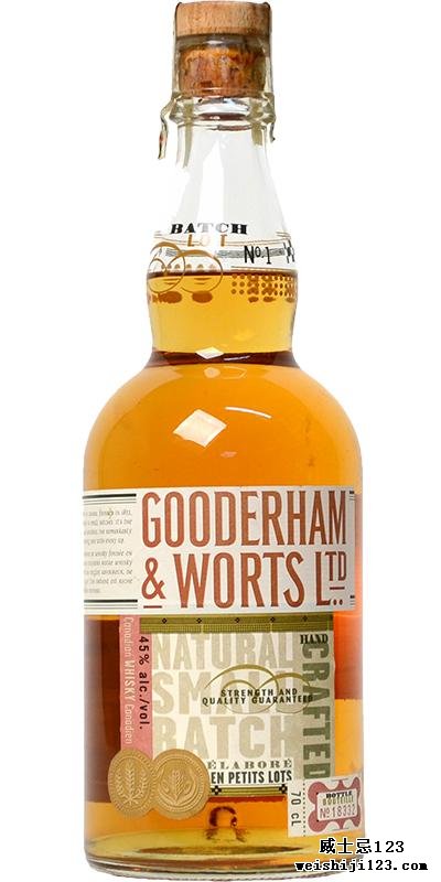 Gooderham & Worts Ltd. Natural Small Batch