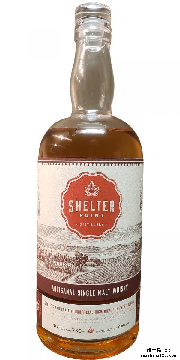 Shelter Point Artisanal Single Malt Whisky
