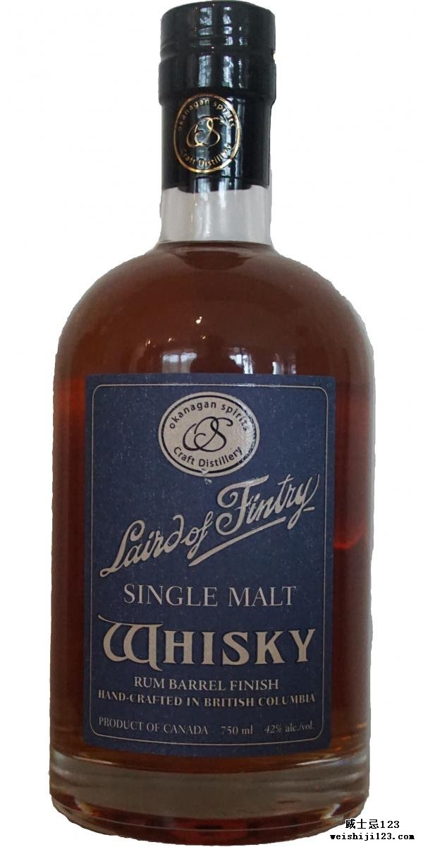 Laird of Fintry Rum Barrel Finish
