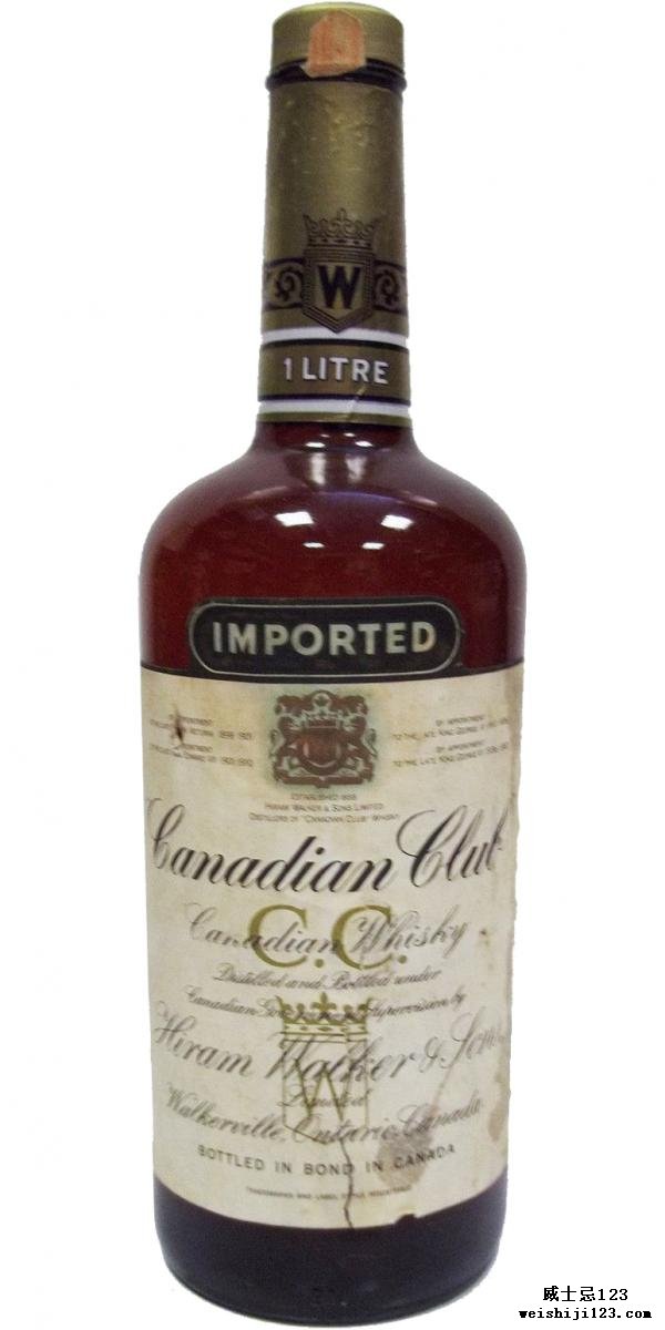 Canadian Club 1974 Imported