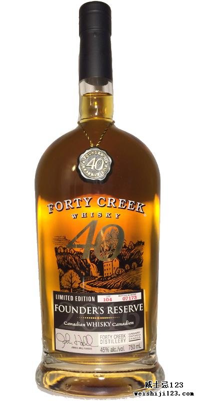 Forty Creek Founder's Reserve